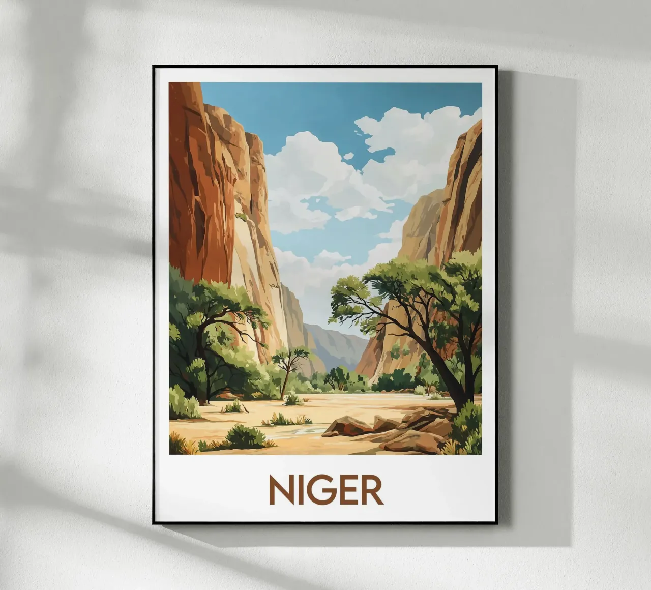 Affiche Niger plexiglass da Frame the World