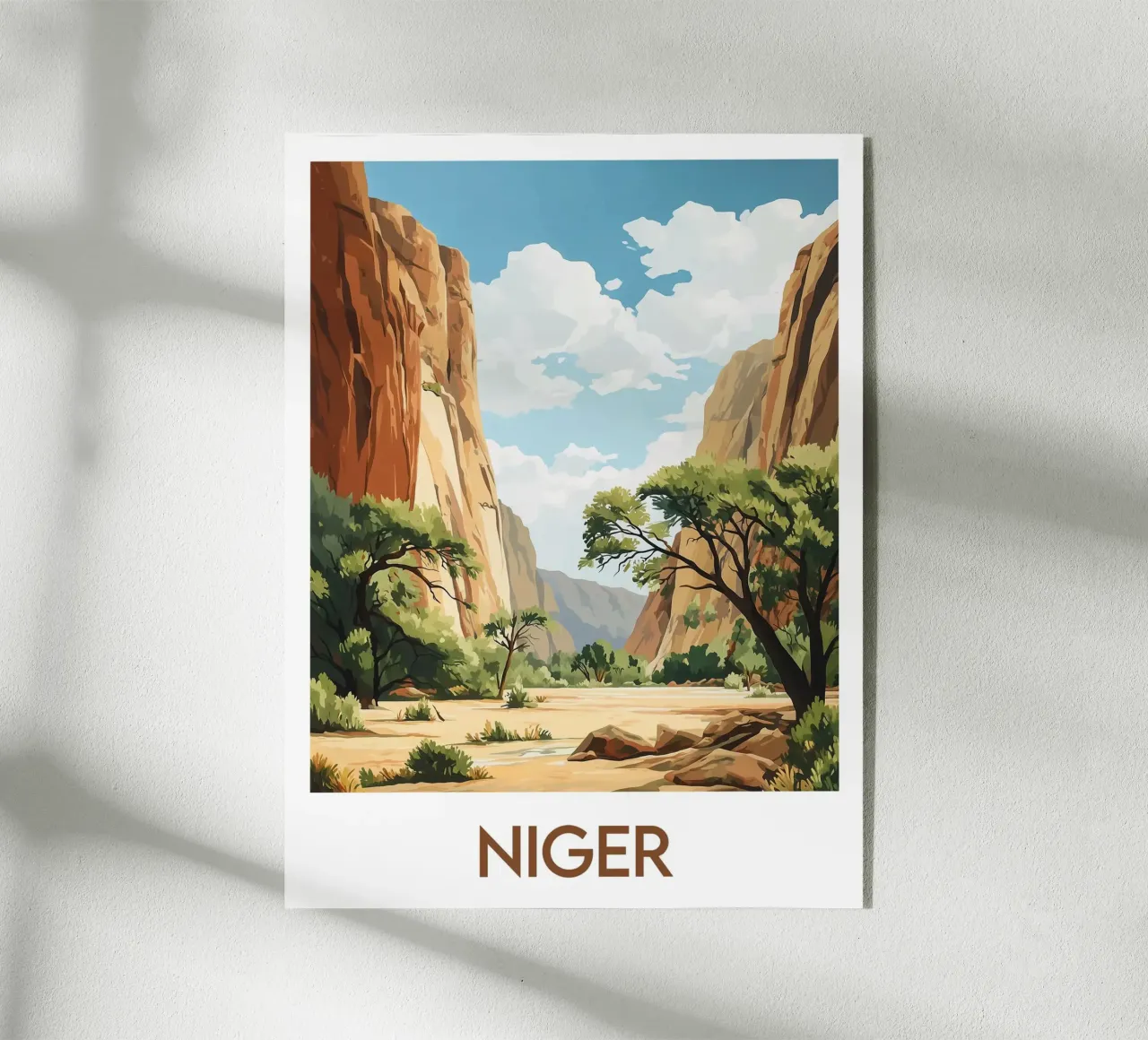 Affiche Niger plexiglass da Frame the World