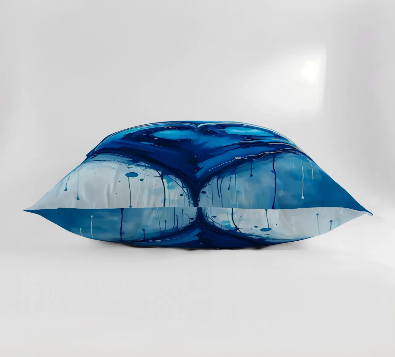 cuore_blu_argento_2 cuscino da Pink- und LoveArt by LK