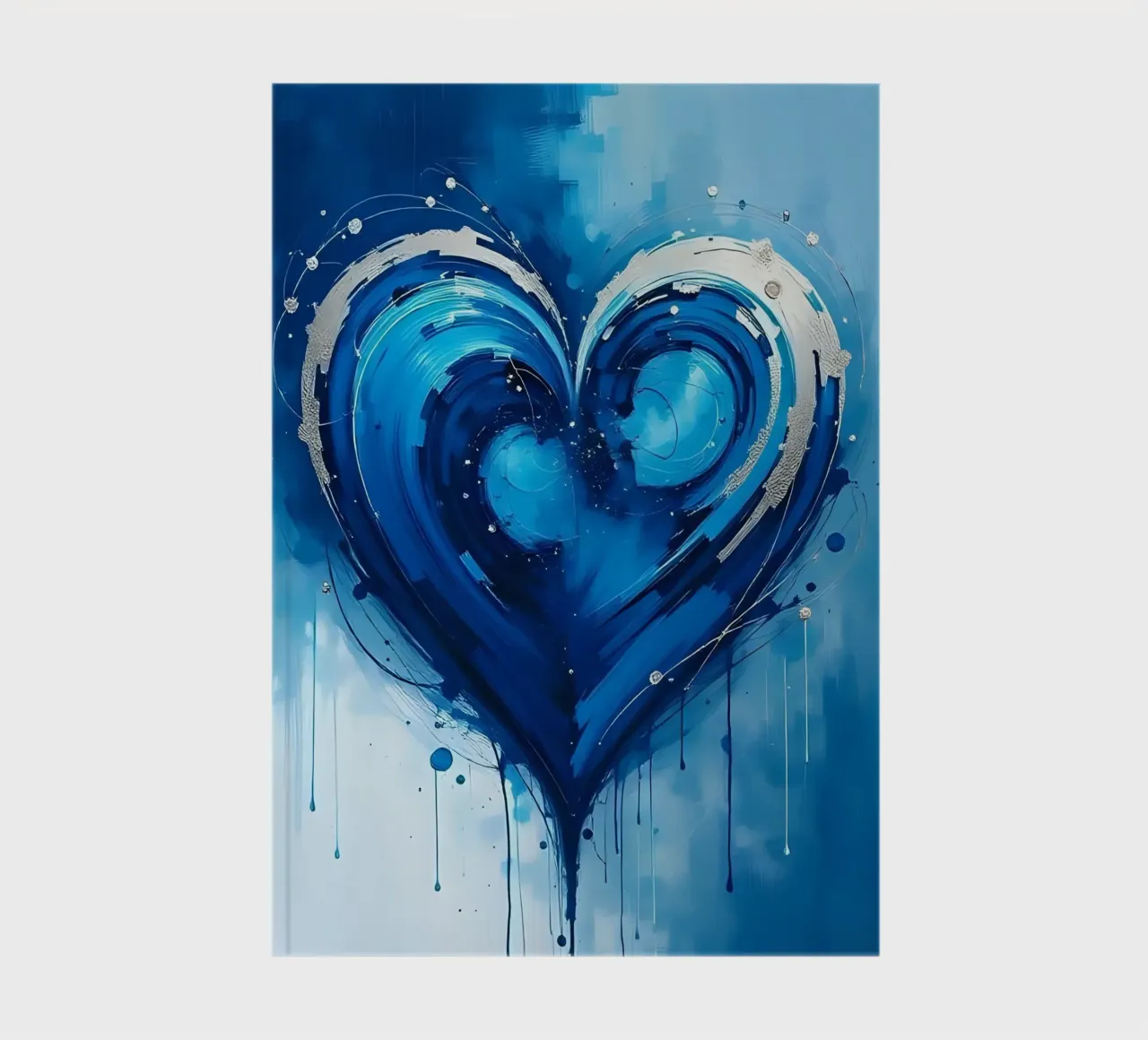 cuore_blu_argento_2 diario da Pink- und LoveArt by LK