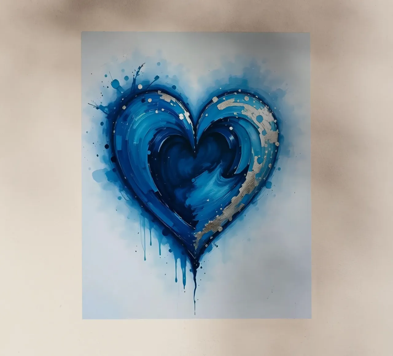 cuore_blu_argento_3 pellicola backlit da Pink- und LoveArt by LK