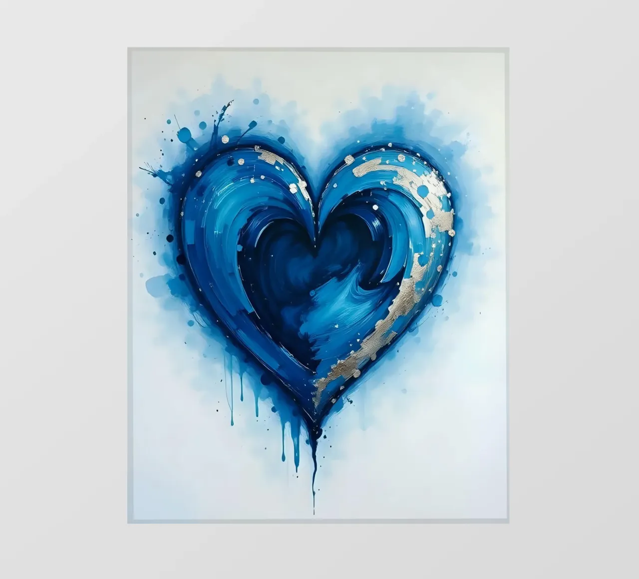 cuore_blu_argento_3 pellicola backlit da Pink- und LoveArt by LK