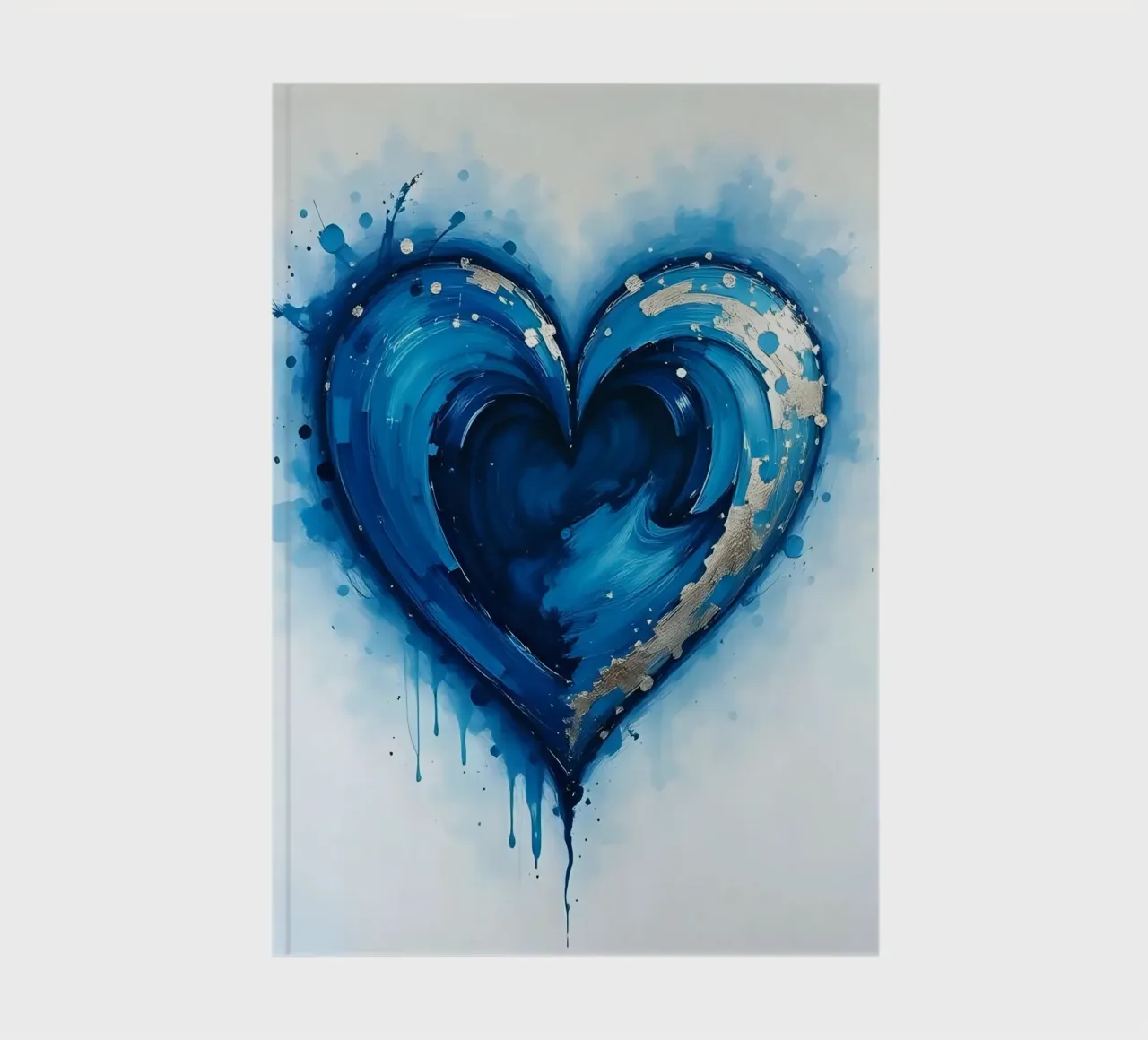 cuore_blu_argento_3 diario da Pink- und LoveArt by LK