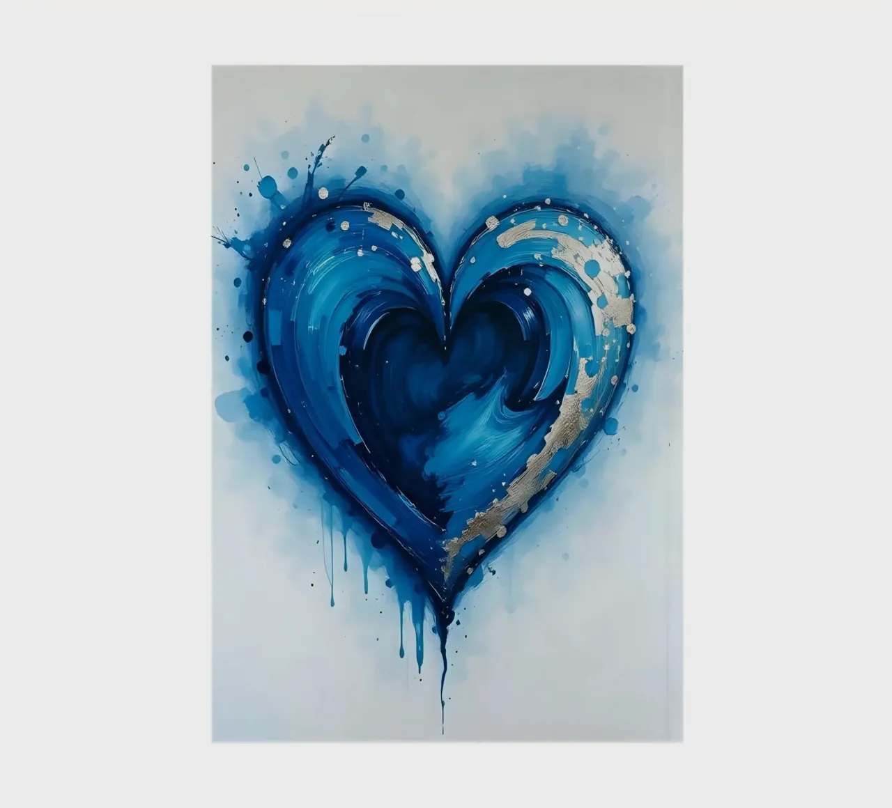 cuore_blu_argento_3 diario da Pink- und LoveArt by LK