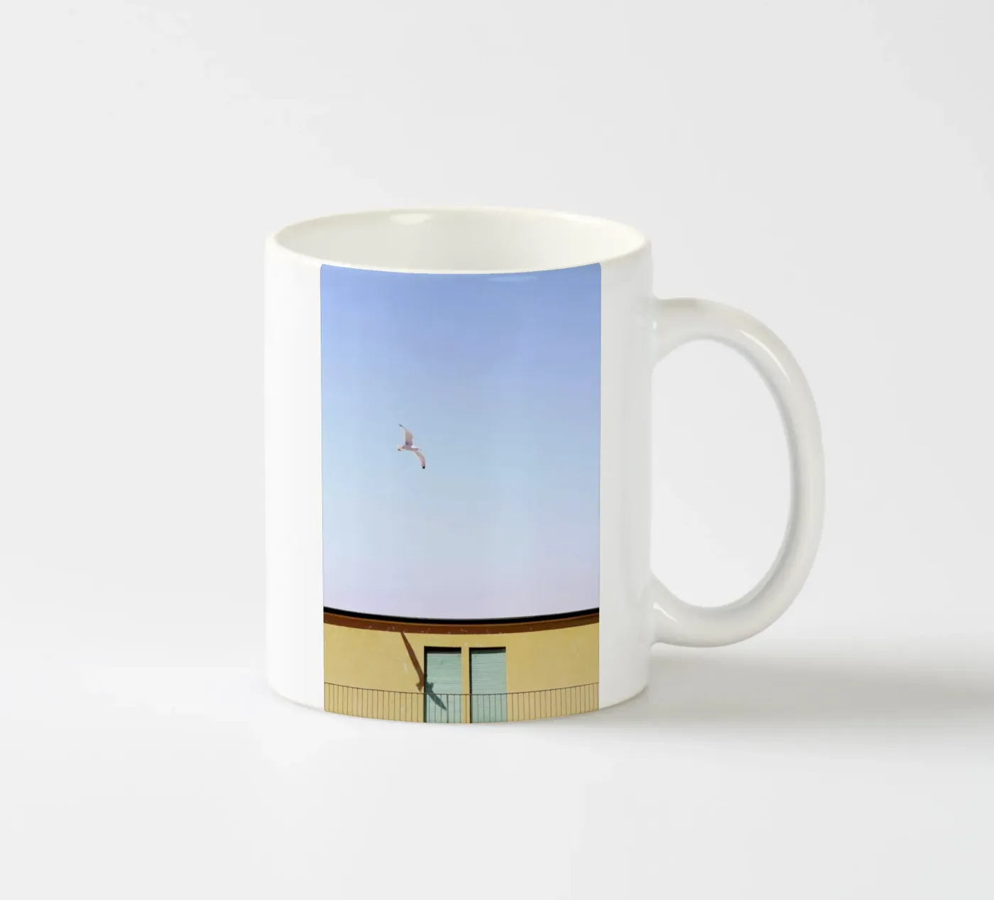 Checking In ceramic mug by Rupert Höller