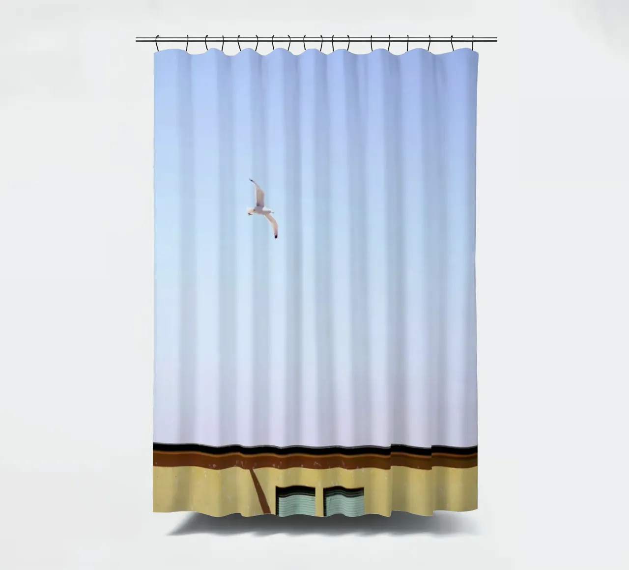 Checking In Duschvorhang von Rupert Höller