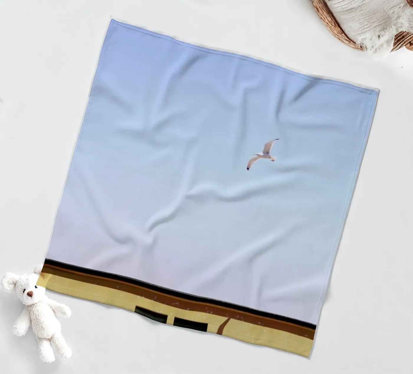 Checking In fleece blanket by Rupert Höller