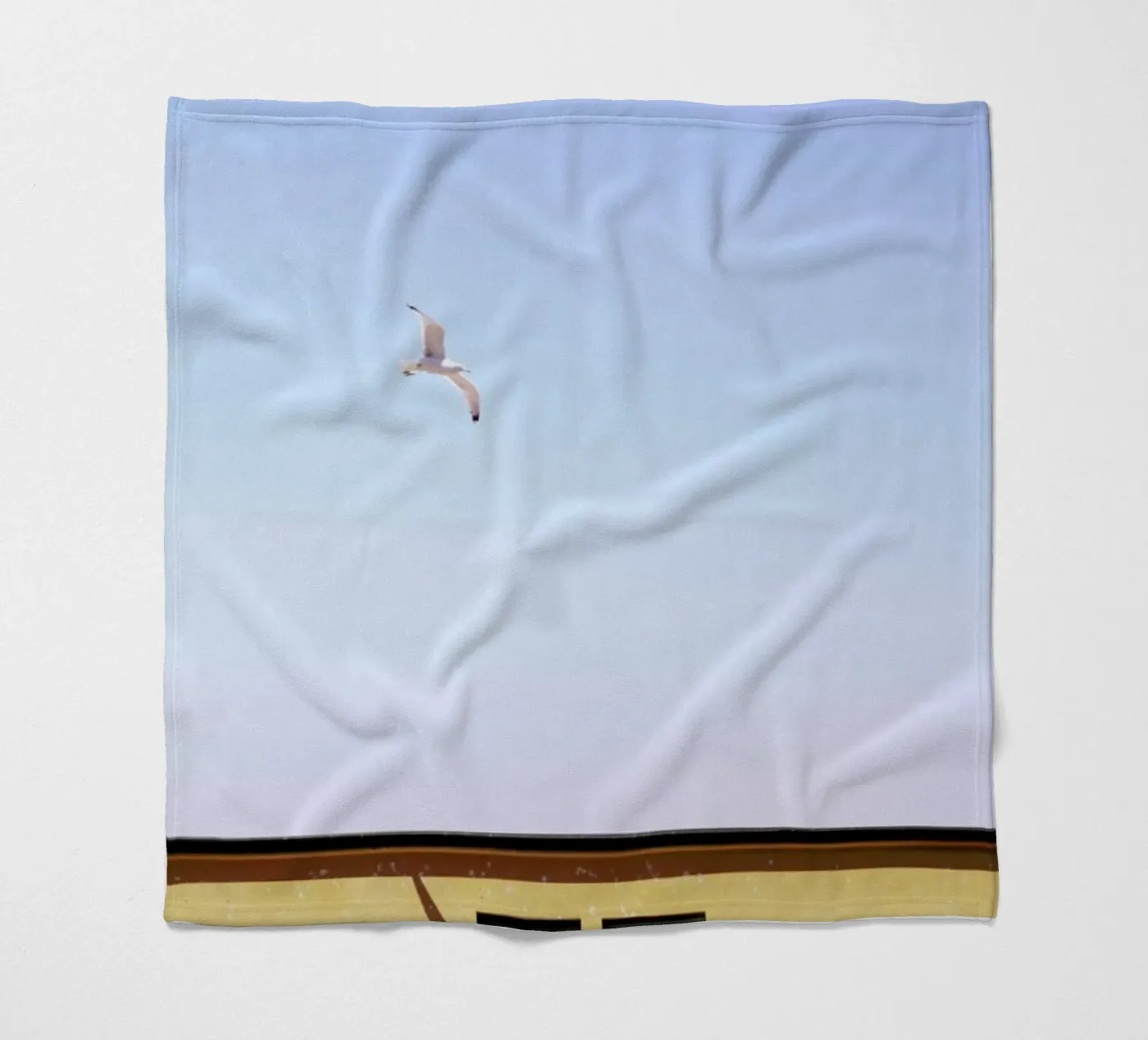 Checking In fleece blanket by Rupert Höller
