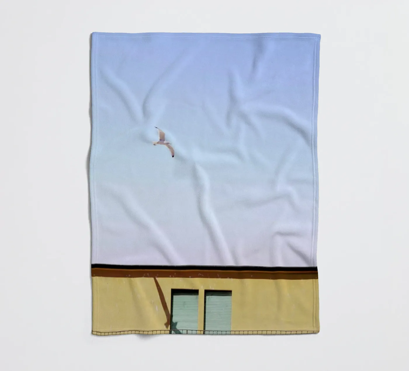 Checking In fleece blanket by Rupert Höller