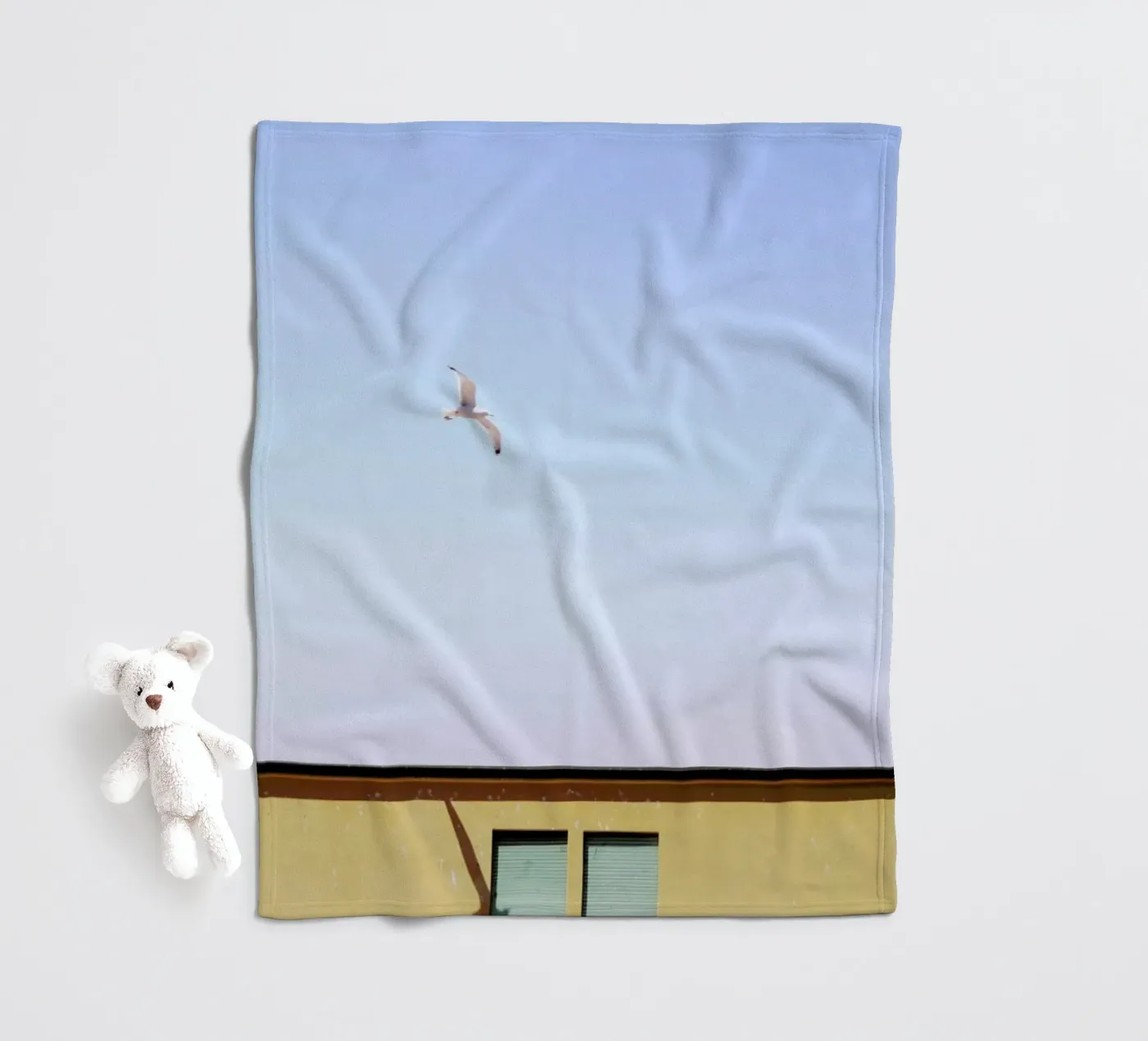 Checking In fleece blanket by Rupert Höller