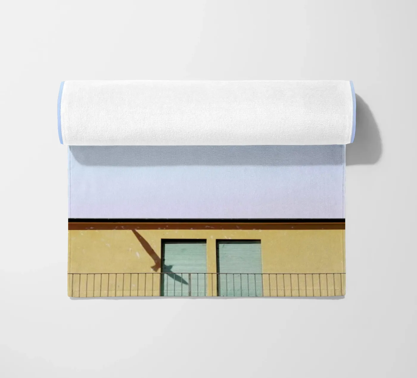 Checking In beach towel by Rupert Höller