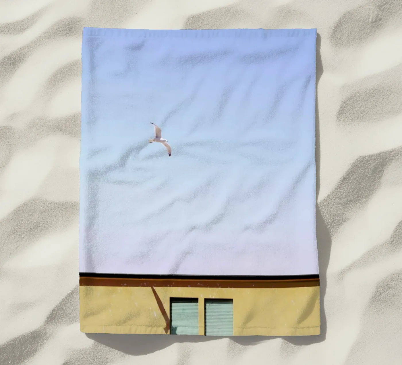 Checking In beach towel by Rupert Höller