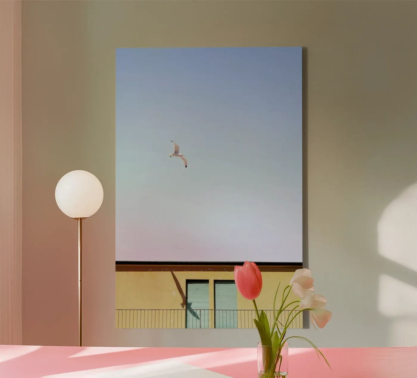 Checking In canvas by Rupert Höller