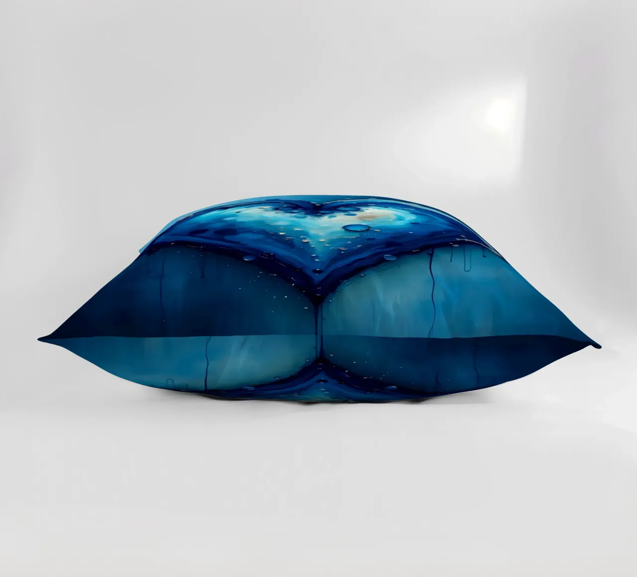 cuore_blu_argento_4 cuscino da Pink- und LoveArt by LK