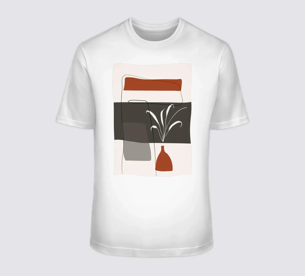 Abstract lines and blocks t-shirt da edsonramosart