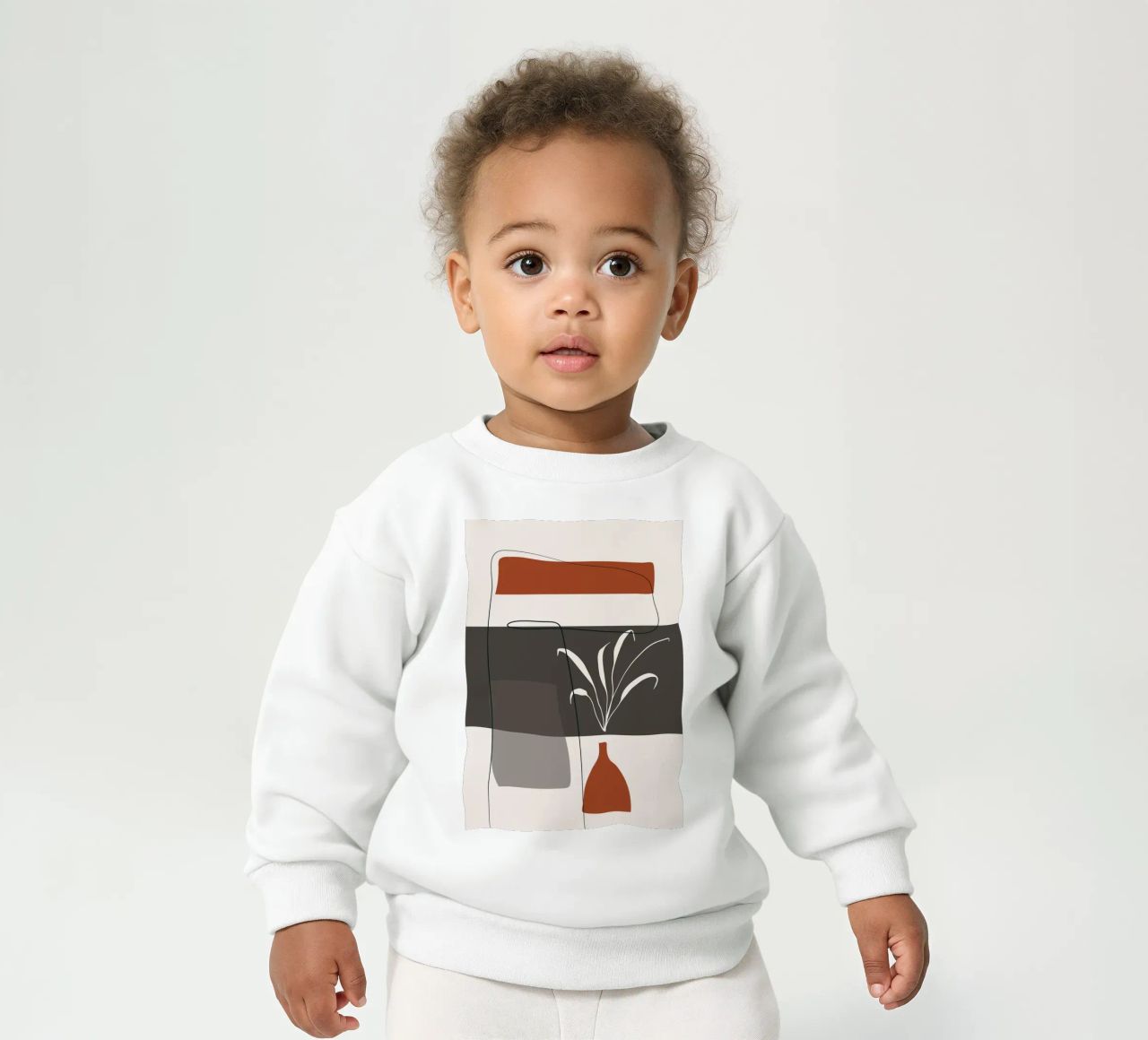 Abstract lines and blocks Baby Sweatshirt von edsonramosart