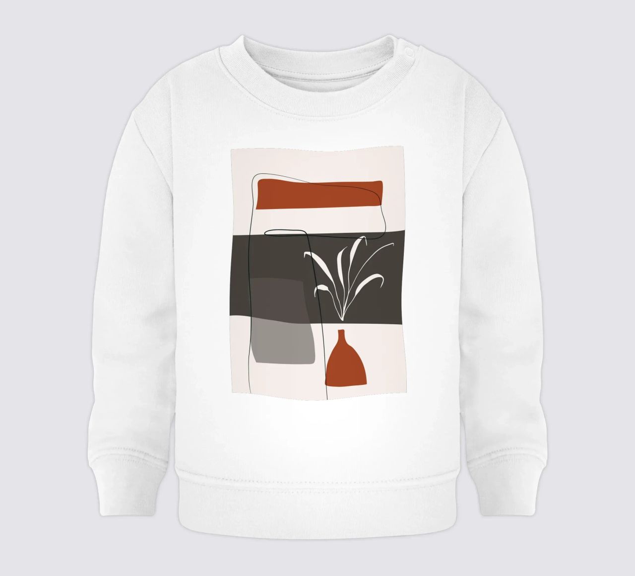 Abstract lines and blocks Baby Sweatshirt von edsonramosart