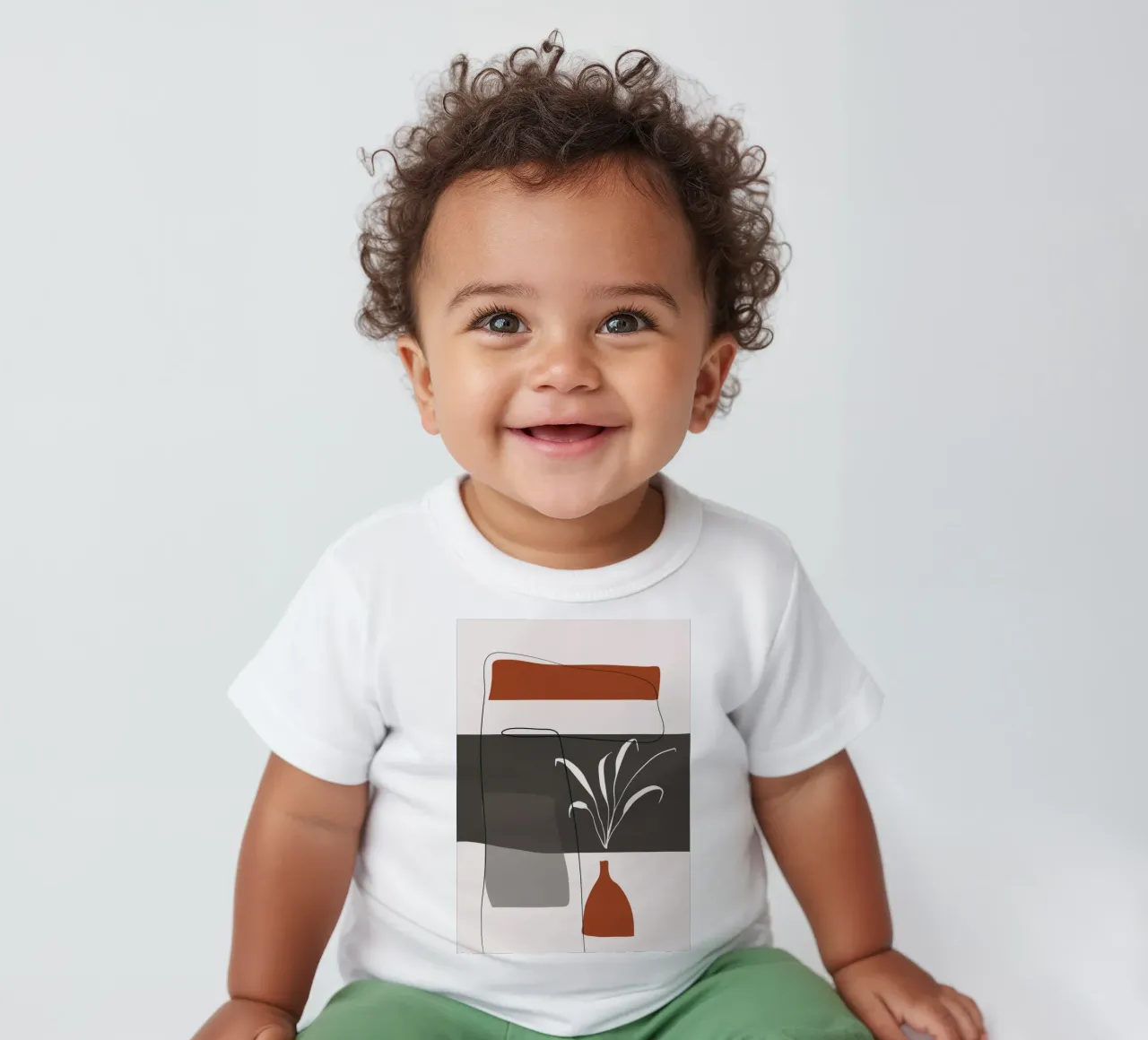 Abstract lines and blocks Baby T-Shirt von edsonramosart