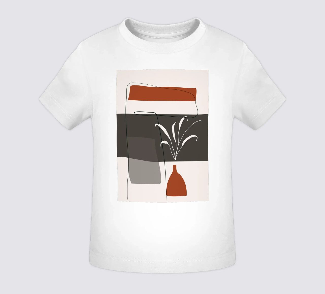 Abstract lines and blocks maglietta neonato da edsonramosart