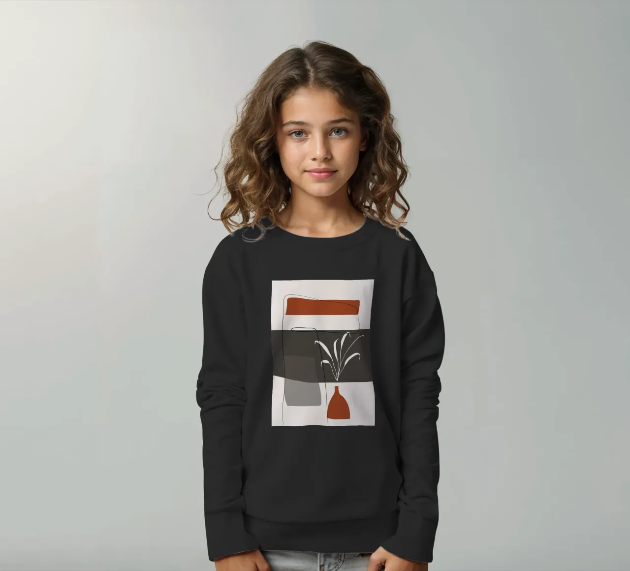 Abstract lines and blocks felpa bambino da edsonramosart