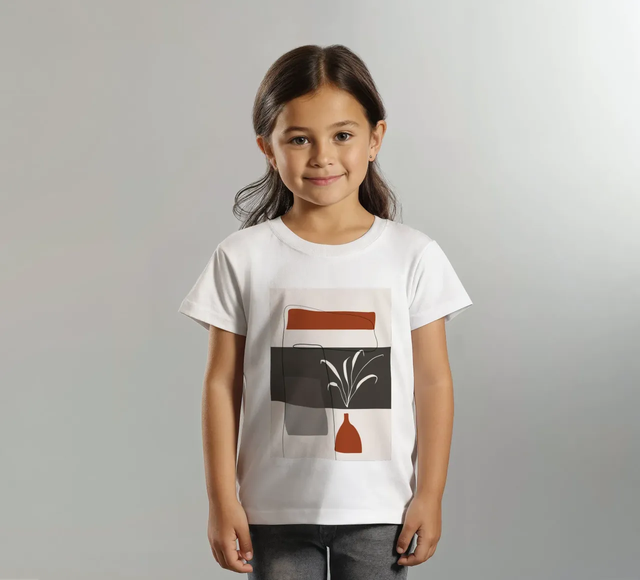 Abstract lines and blocks t-shirt bambini da edsonramosart