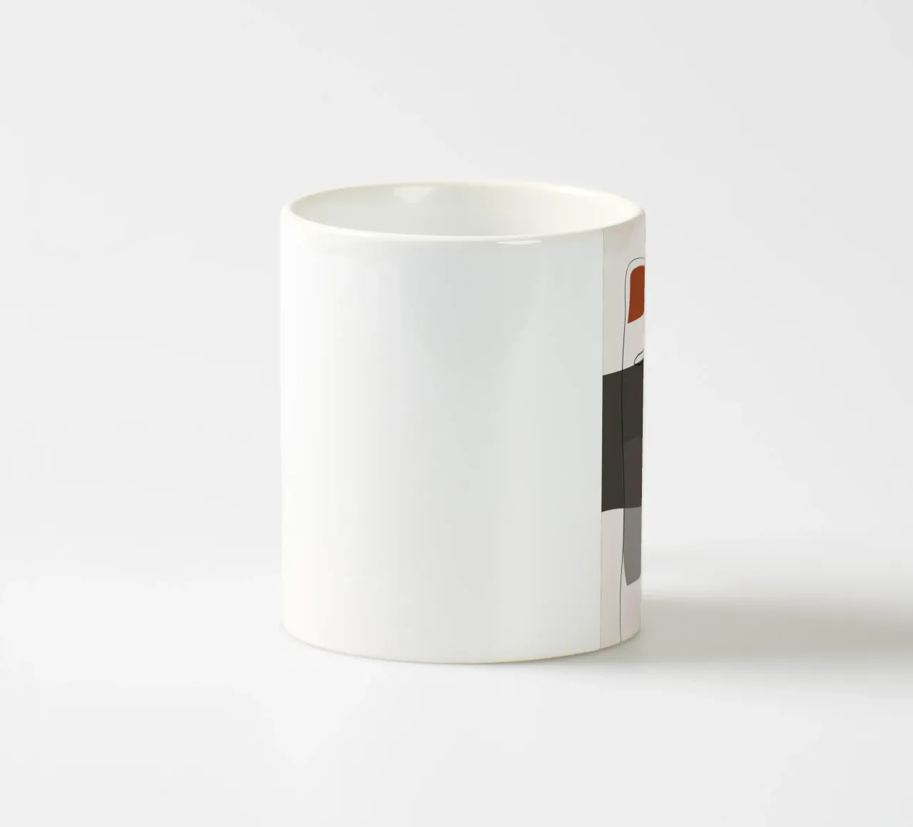 Abstract lines and blocks mug en céramique de edsonramosart