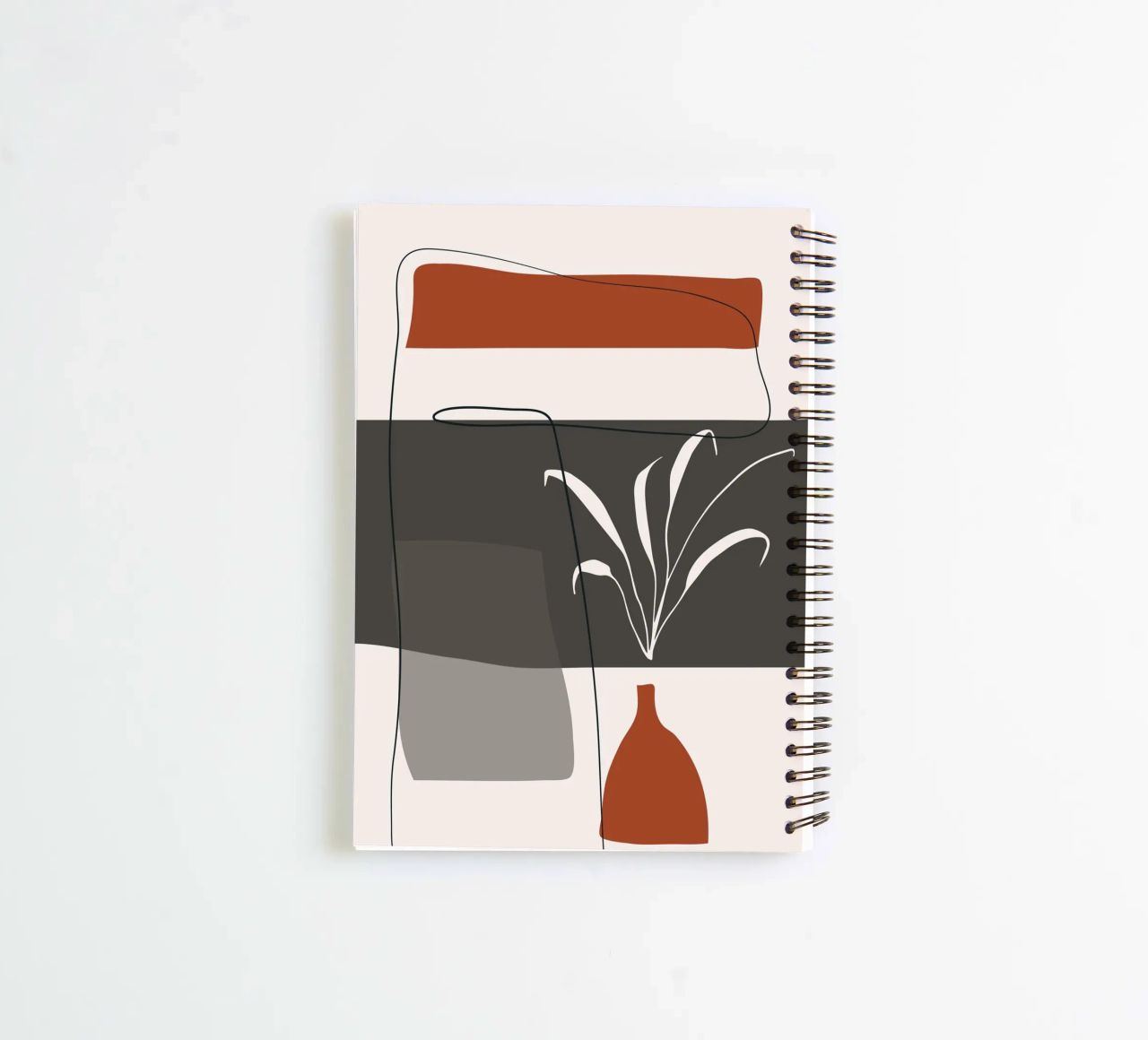 Abstract lines and blocks Ringbuch von edsonramosart