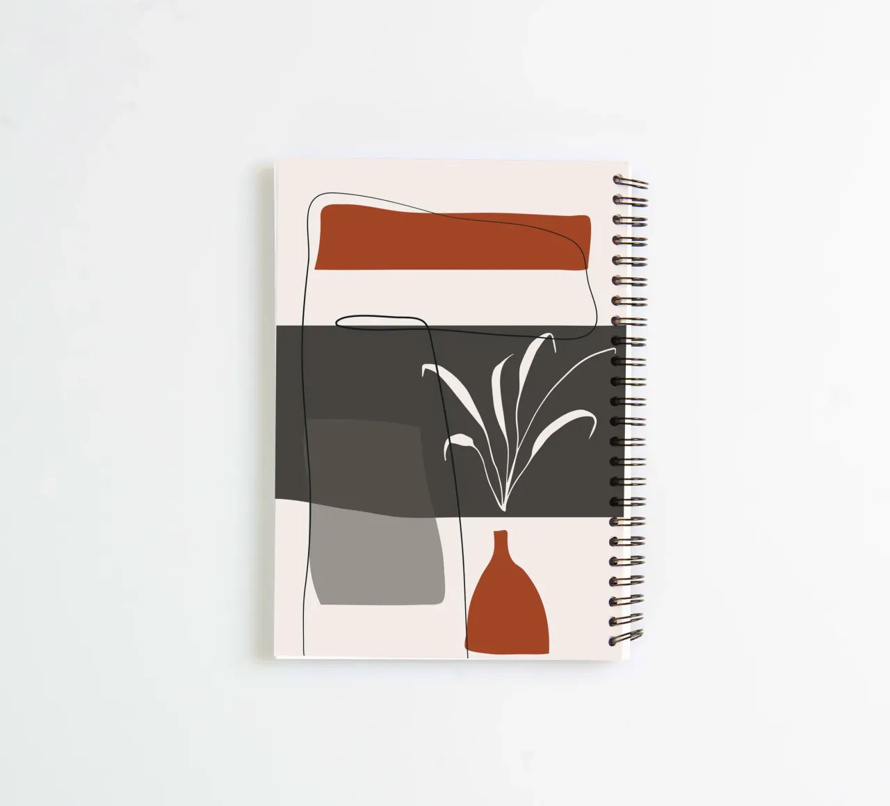 Abstract lines and blocks Ringbuch von edsonramosart