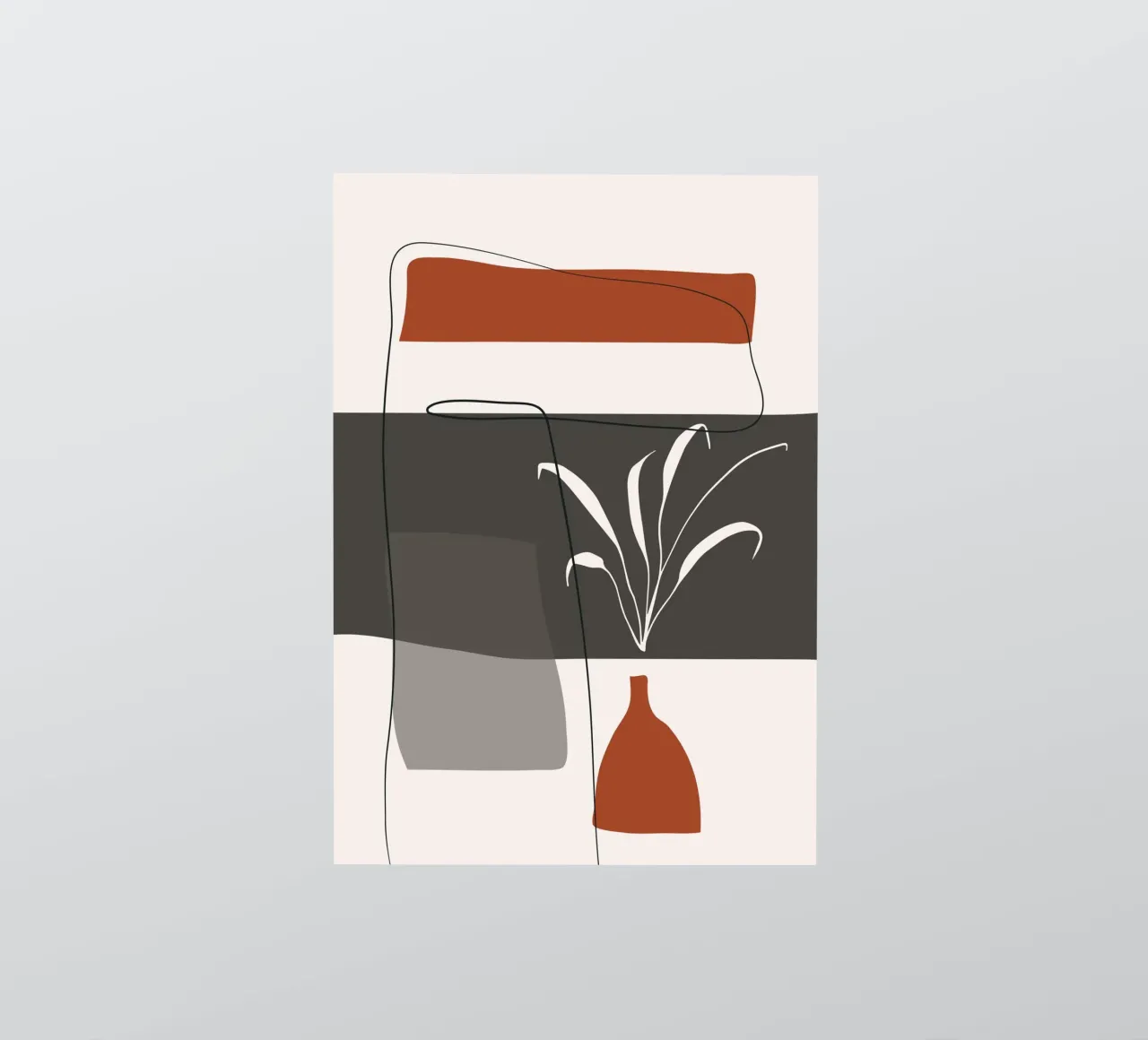 Abstract lines and blocks adesivo da edsonramosart