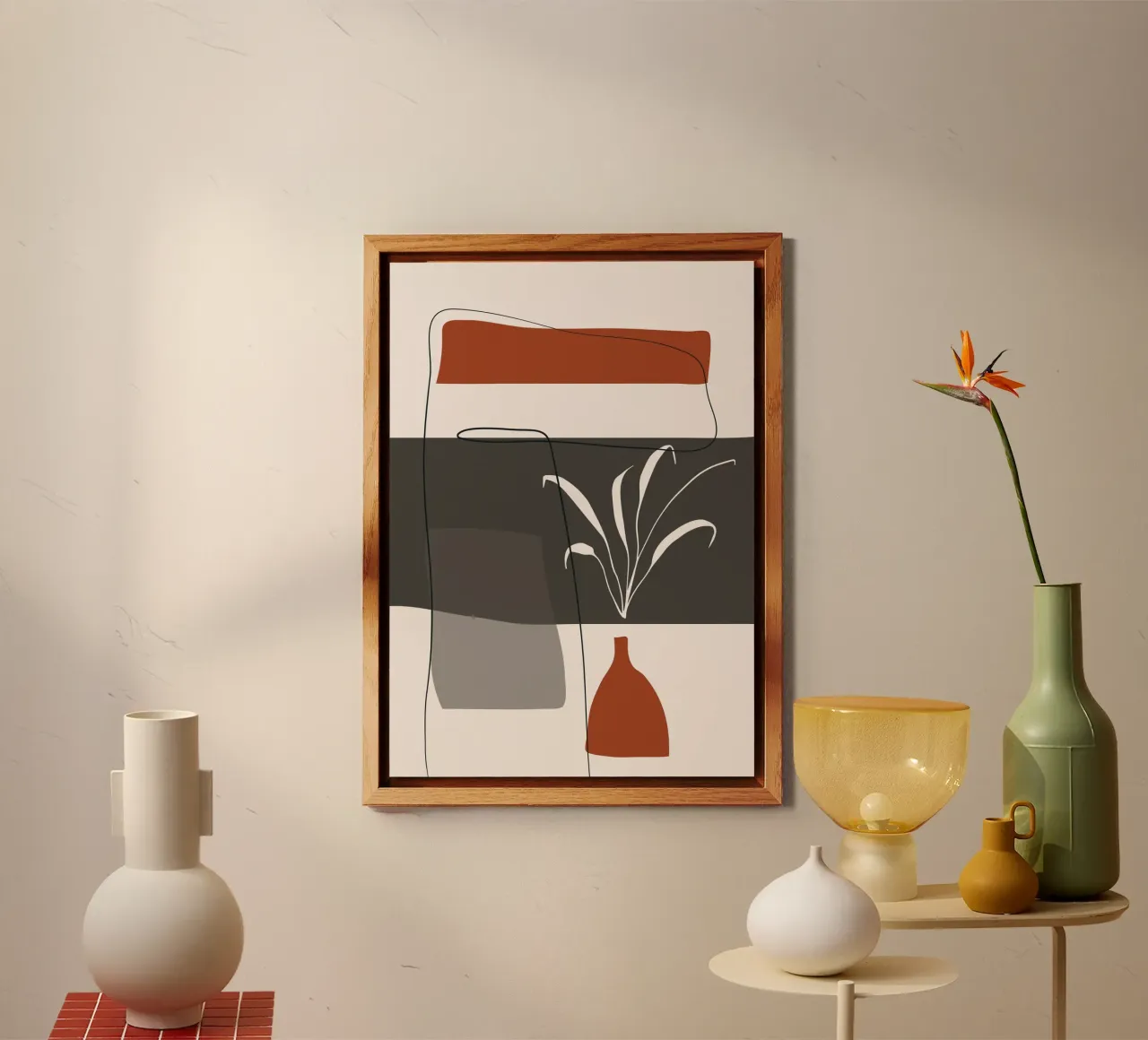 Abstract lines and blocks alluminio dibond da edsonramosart