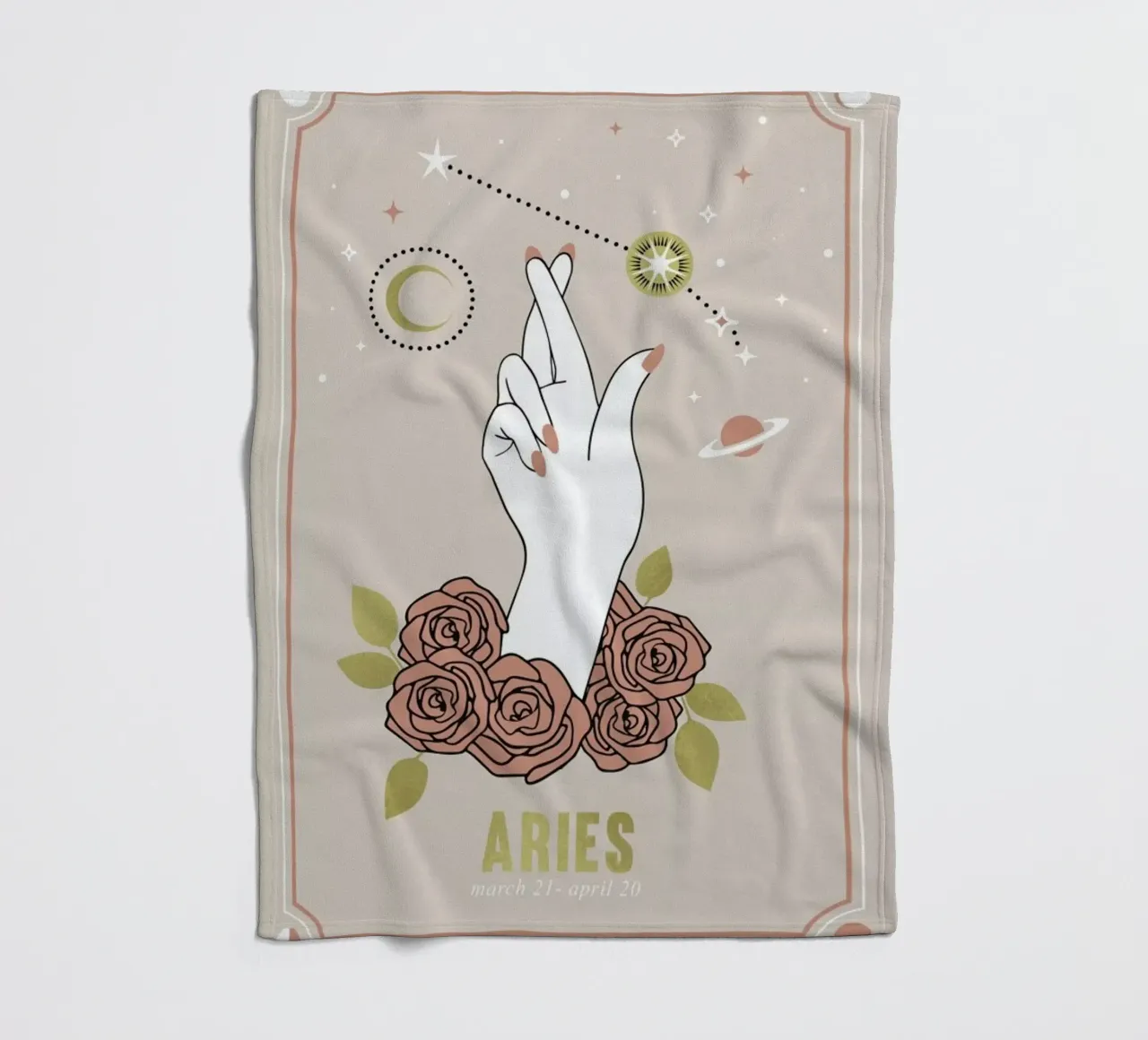 Aries coperta in pile da cafelab