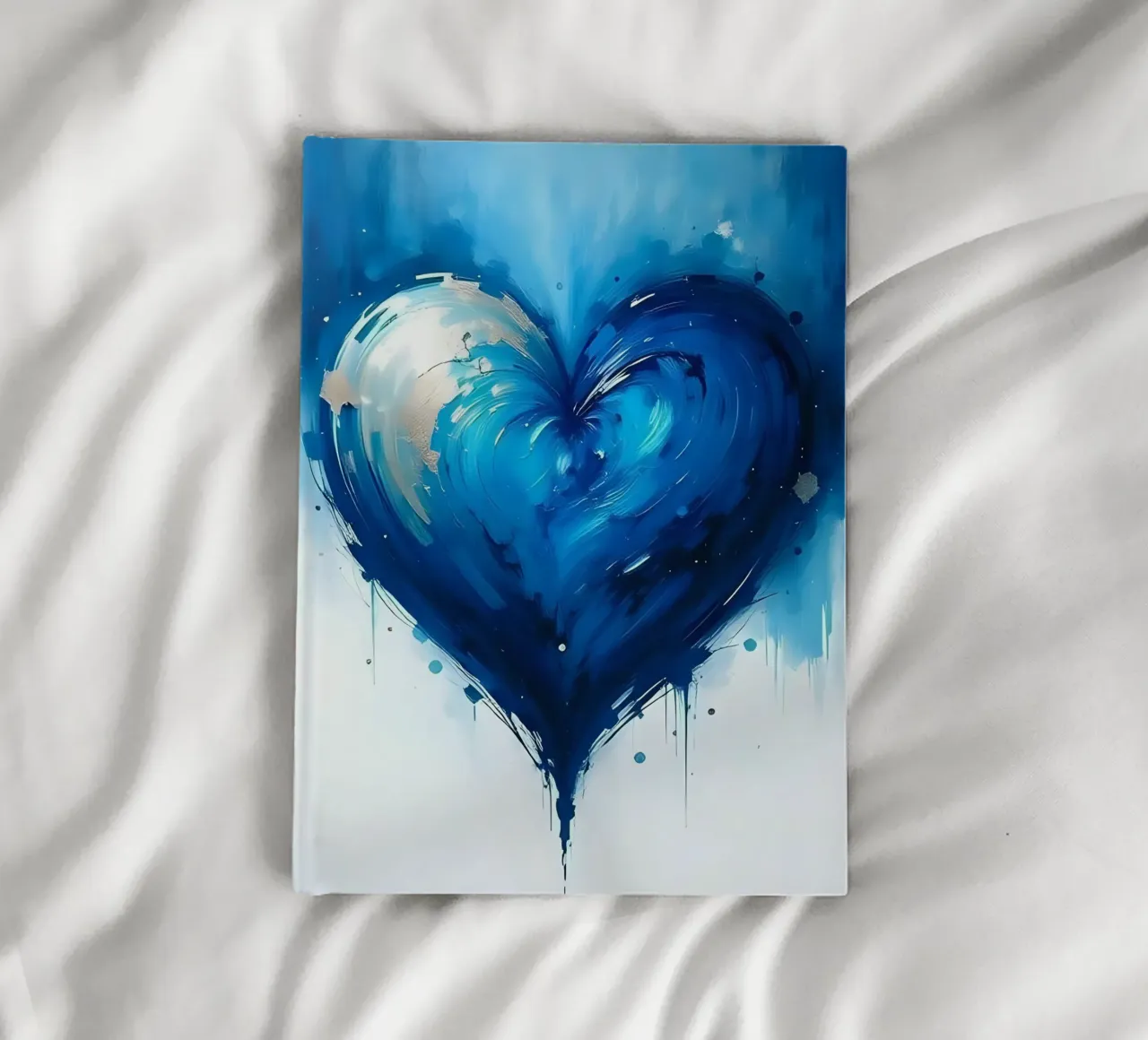 cuore_blu_argento_5 diario da Pink- und LoveArt by LK