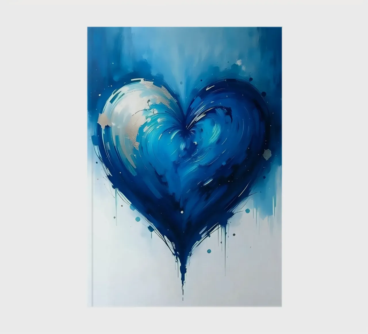 cuore_blu_argento_5 diario da Pink- und LoveArt by LK