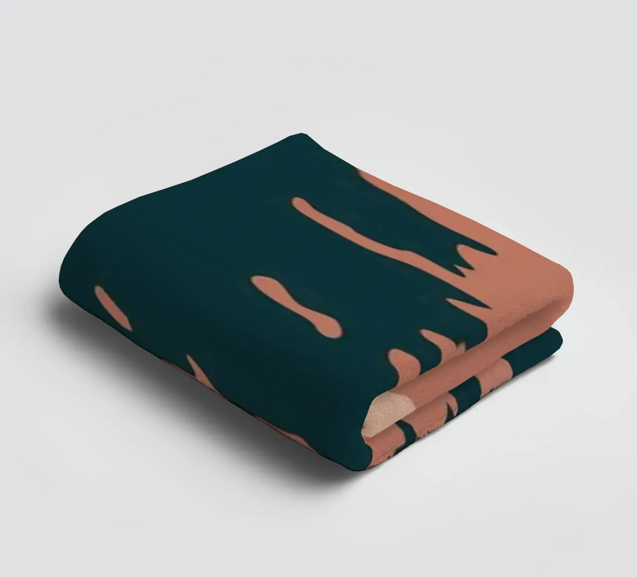 Pine Trees In The Mountains towel by Little Dean