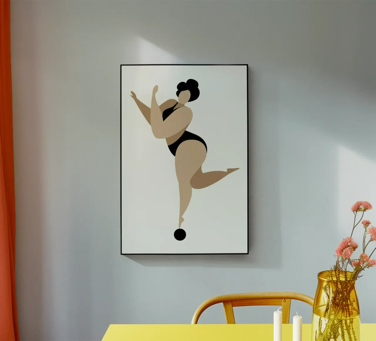 Dancing Queen Black plexiglass da Kubistika