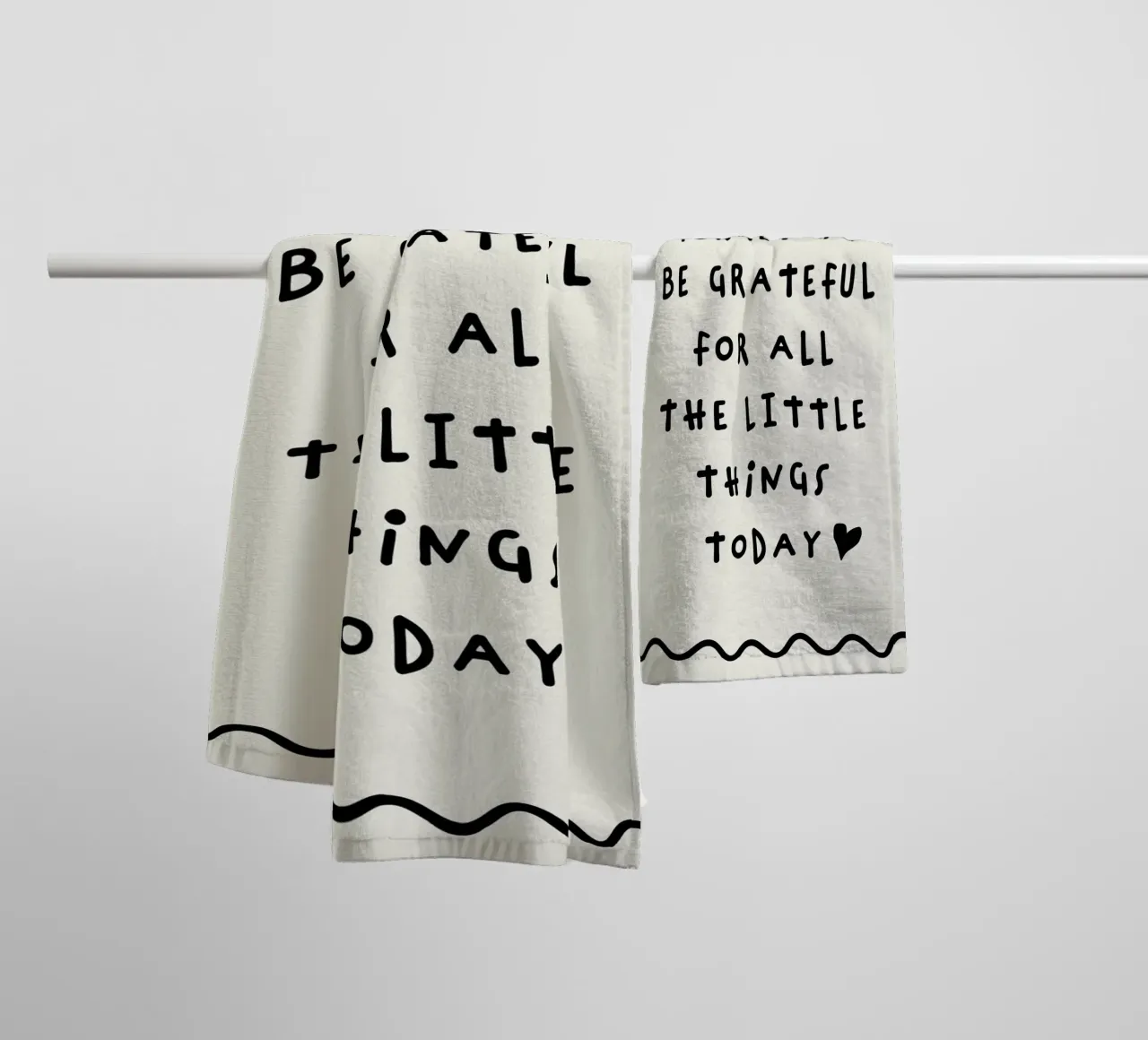Don't forget to be grateful asciugamano da bagno da thesoulhugclub