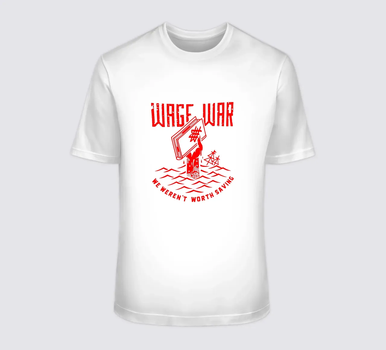 Krieg führen Wir waren es nicht wert, gerettet zu werden T-Shirt von DuncanBennett shop