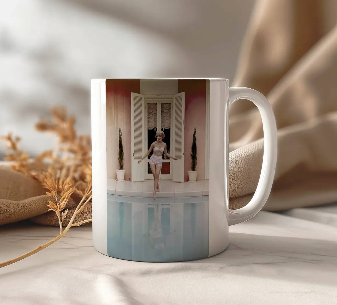 Pool Day ceramic mug by METROPOLIS