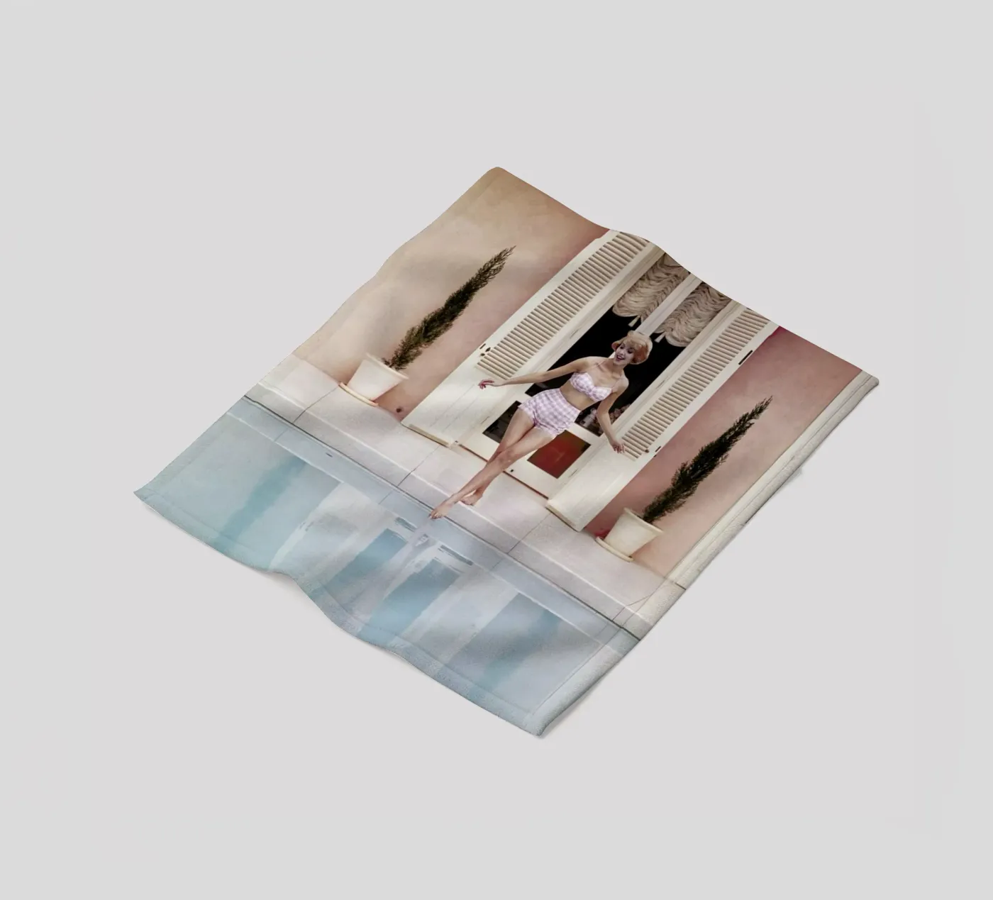 Pool Day Fleecedecke von METROPOLIS