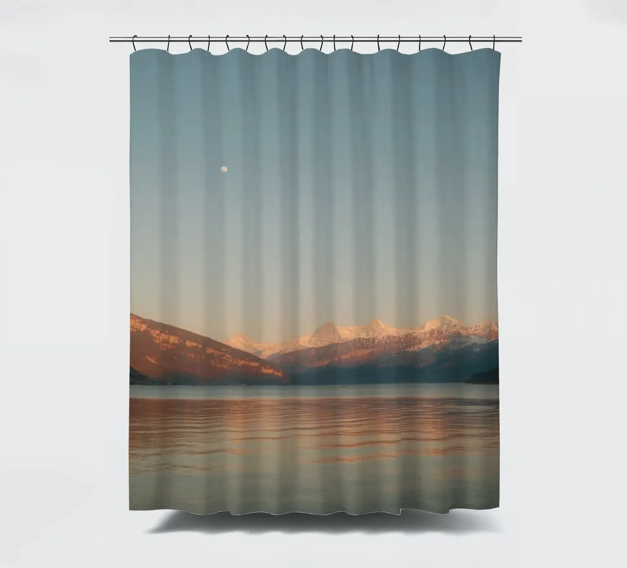 Golden Alps shower curtain by FujiSwiss