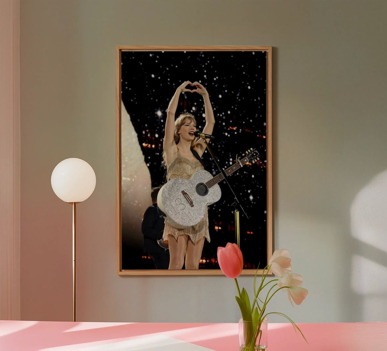 Taylor Swift perform alluminio dibond da avissta