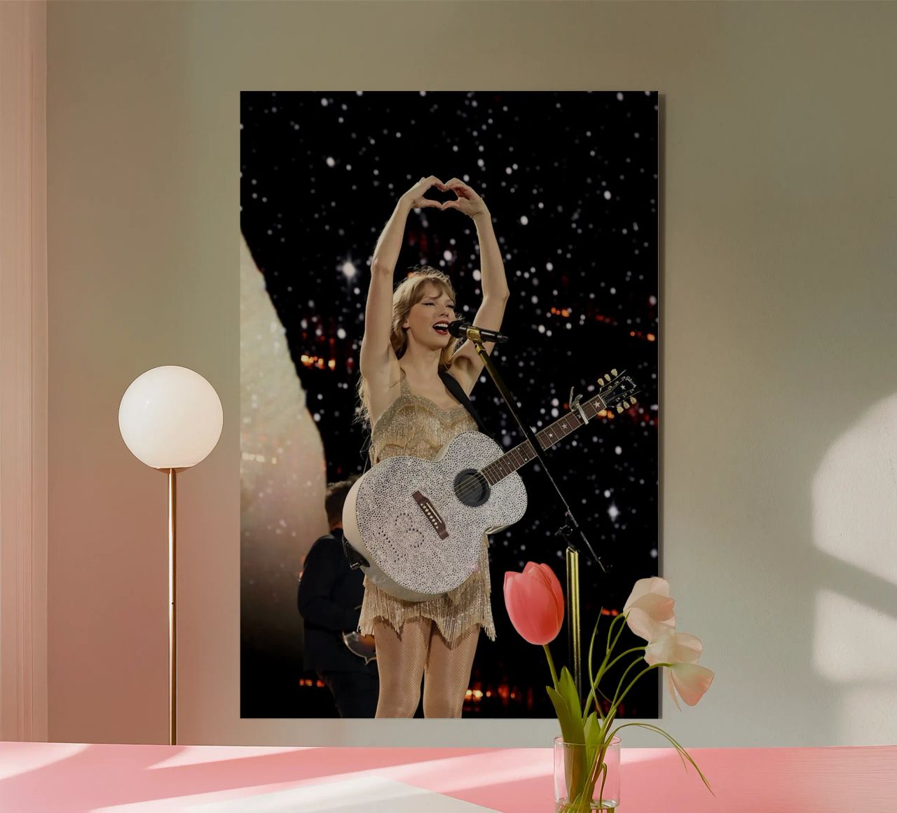 Taylor Swift perform alluminio dibond da avissta
