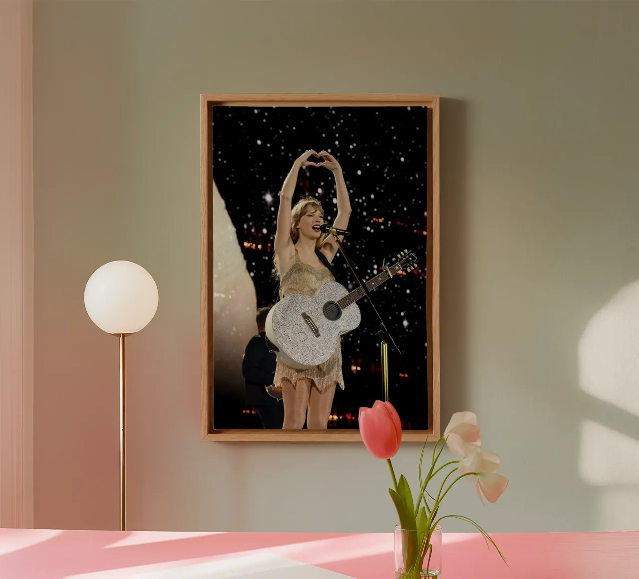 Taylor Swift perform tela con Cornice a cassetta da avissta