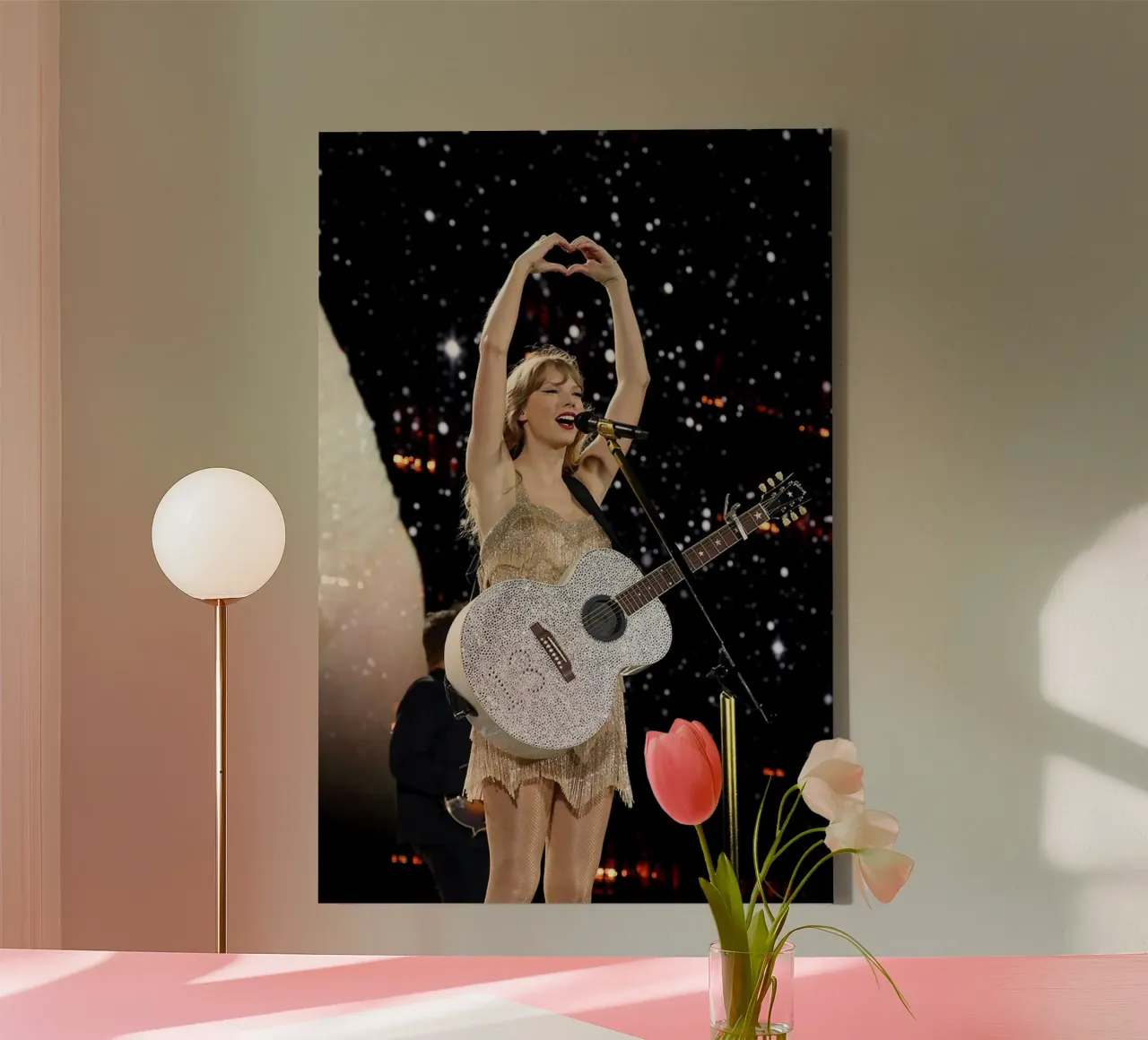 Taylor Swift perform tela con Cornice a cassetta da avissta