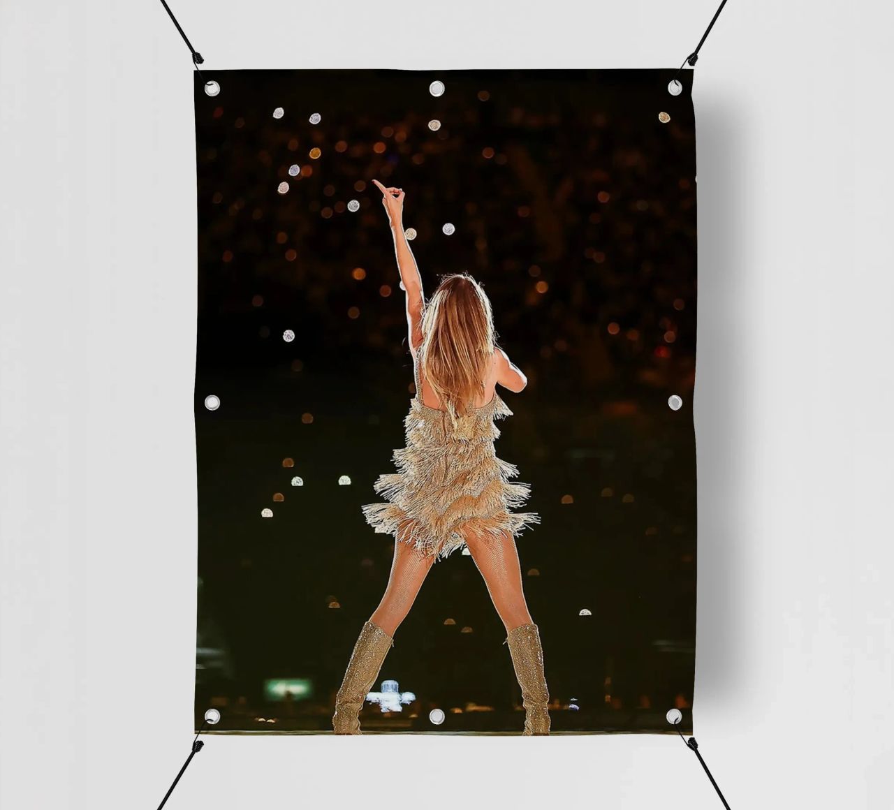 From Back Taylor Swift telo in pvc da avissta