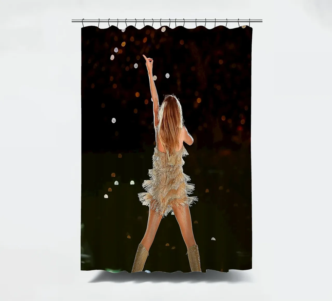 From Back Taylor Swift tenda da doccia da avissta