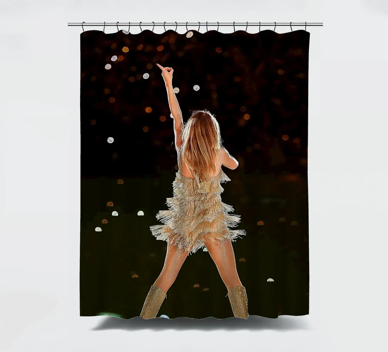 From Back Taylor Swift tenda da doccia da avissta