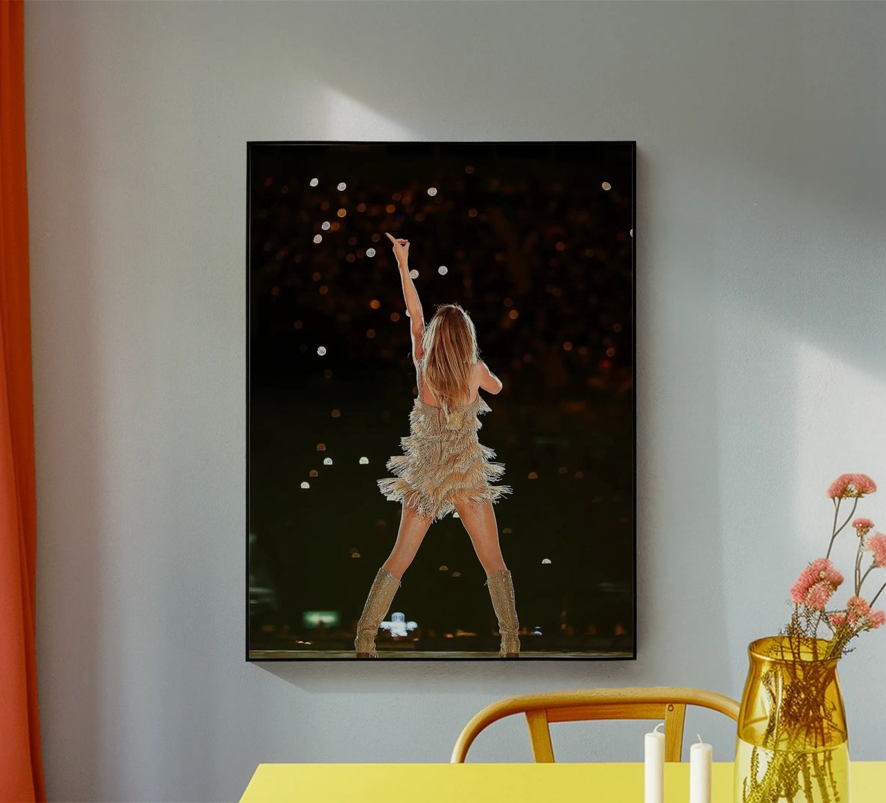 From Back Taylor Swift plexiglass da avissta