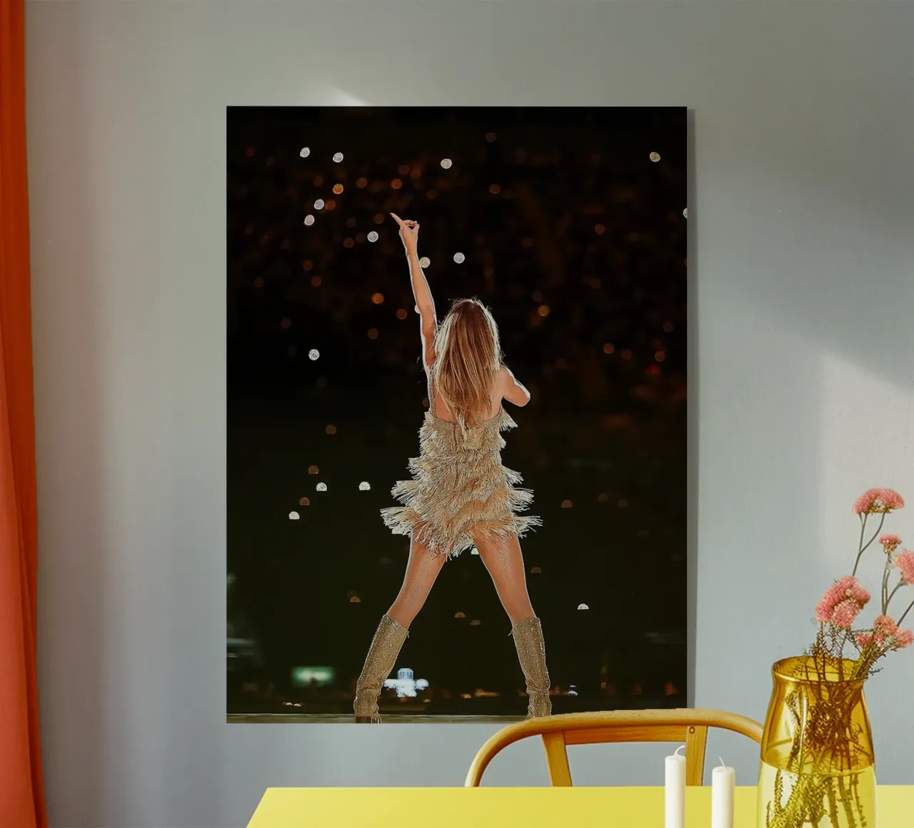 From Back Taylor Swift metacrilato de avissta