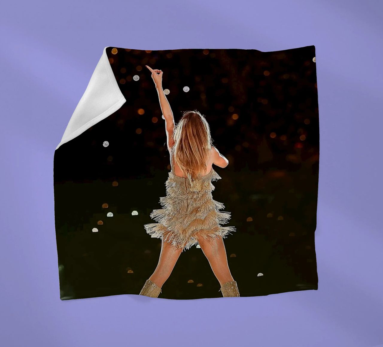 From Back Taylor Swift coperta in pile da avissta